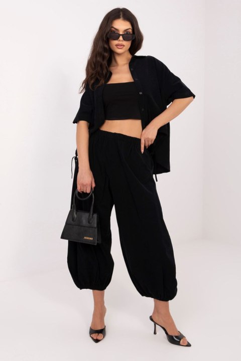 Koszula Damska Model IT-KS-FL10320.12 Black - Italy Moda