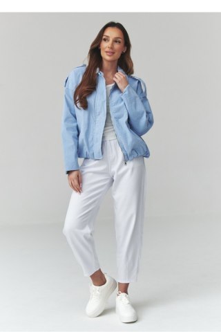 Kurtka Damska Model C48 Błękit - Makadamia