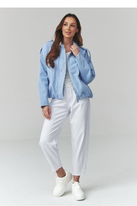 Kurtka Damska Model C48 Błękit - Makadamia