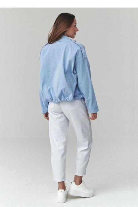 Kurtka Damska Model C48 Błękit - Makadamia