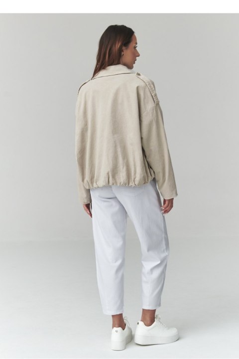 Kurtka Damska Model C48 Light Beige - Makadamia