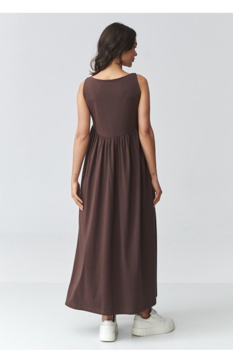 Sukienka Model M932 Dark Chocolate - Makadamia