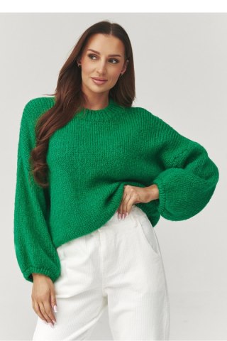 Sweter Damski Model C37 Green - Makadamia