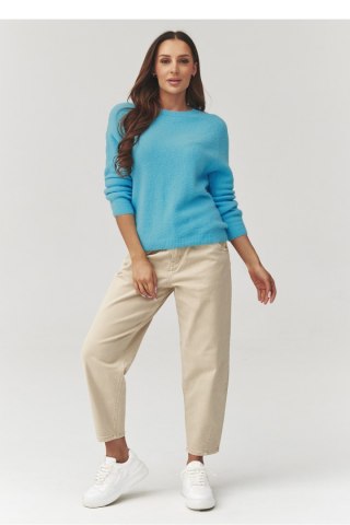 Sweter Damski Model C40 Błękit - Makadamia