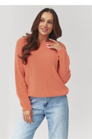 Sweter Damski Model C40 Coral - Makadamia