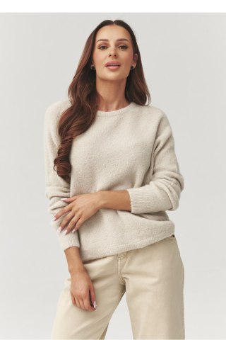 Sweter Damski Model C40 Light Beige - Makadamia