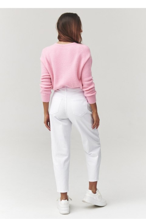 Sweter Damski Model C40 Powder Pink - Makadamia
