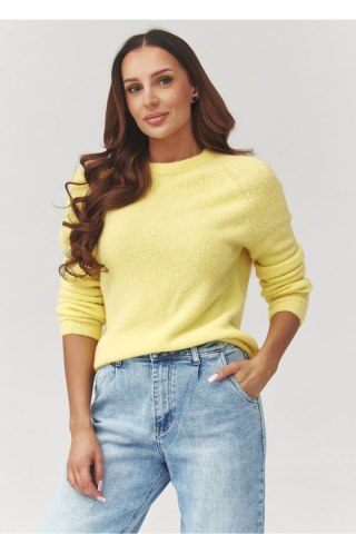 Sweter Damski Model C40 Yellow - Makadamia
