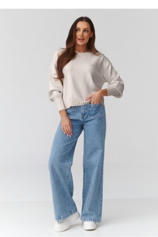 Sweter Damski Model C43 Light Beige - Makadamia