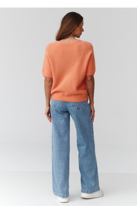Sweter Damski Model C45 Coral - Makadamia