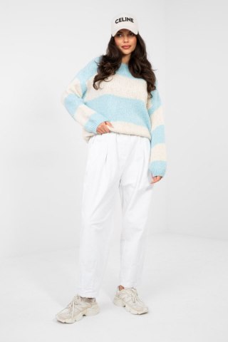 Sweter Damski Model MI-SW-0203.71 Light Blue - Italy Moda