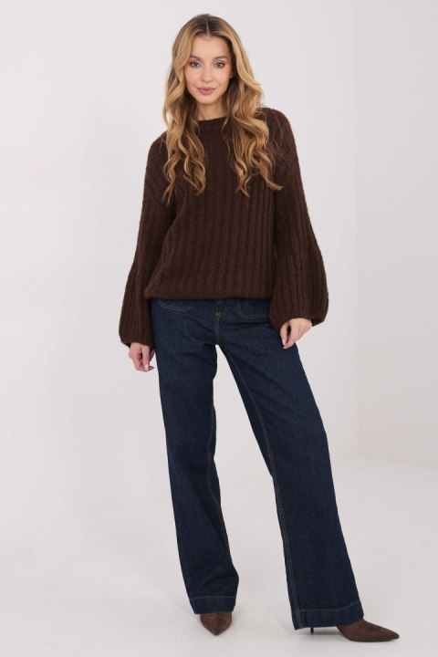 Sweter Damski Model MI-SW-1215.51 Brown - Italy Moda