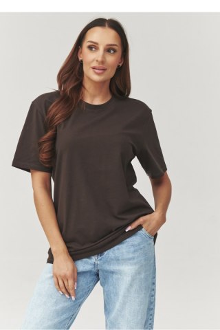 Tshirt Damski Model C41 Czekolada - Makadamia