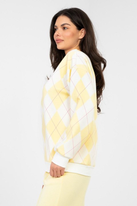 Bluza Damska Model MI-BL-4003.65 Yellow - Italy Moda