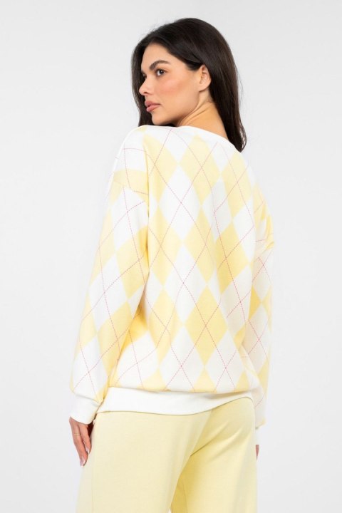 Bluza Damska Model MI-BL-4003.65 Yellow - Italy Moda