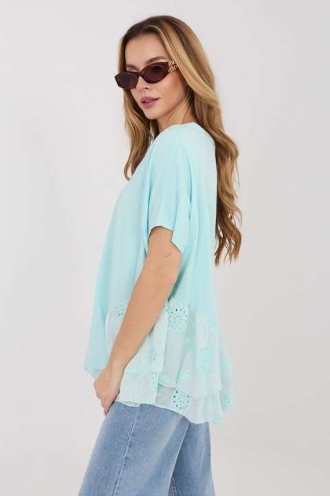 Bluzka Model IT-BZ-81870.18 Mint - Italy Moda