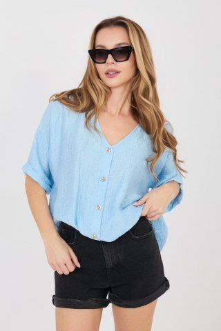 Bluzka Model IT-BZ-81891.49 Light Blue - Italy Moda