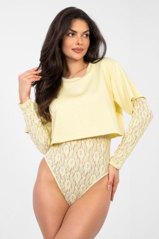 Body Model IT-BO-22159.82 Light Yellow - Italy Moda