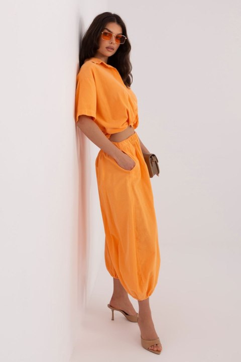 Koszula Damska Model IT-KS-FL10320.12 Light Orange - Italy Moda