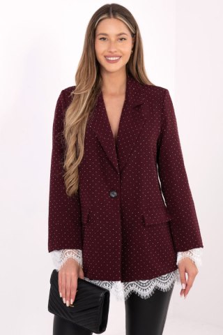 Marynarka Model IT-MA-FL9916-2.12P Bordo - Italy Moda