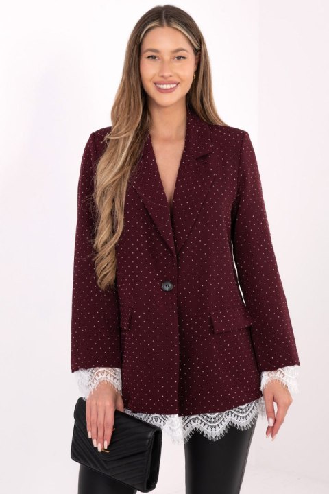 Marynarka Model IT-MA-FL9916-2.12P Bordo - Italy Moda