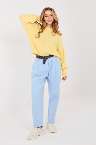 Sweter Damski Model MI-SW-0302.18 Light Yellow - Italy Moda