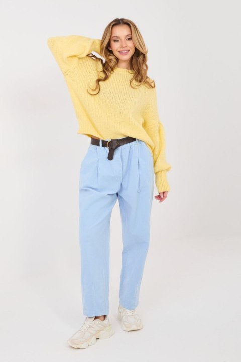 Sweter Damski Model MI-SW-0302.18 Light Yellow - Italy Moda