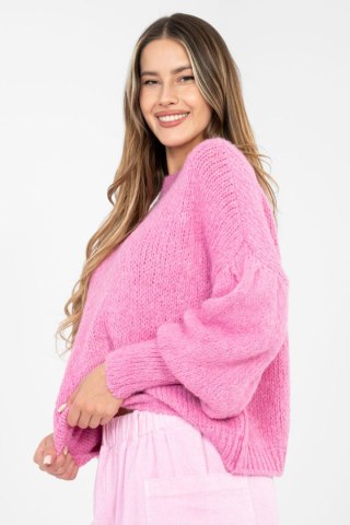 Sweter Damski Model MI-SW-0302.18 Pink - Italy Moda