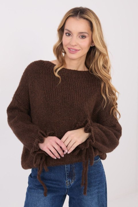 Sweter Damski Model MI-SW-1512.28 Brown - Italy Moda