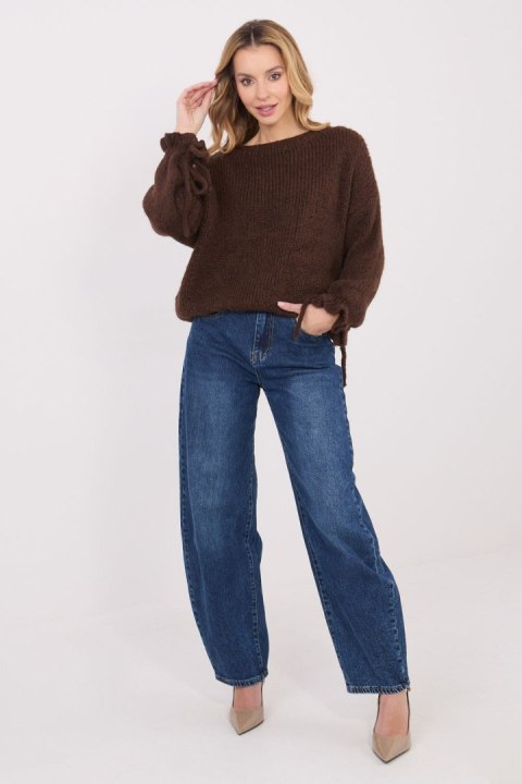 Sweter Damski Model MI-SW-1512.28 Brown - Italy Moda