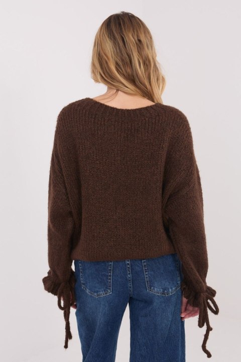 Sweter Damski Model MI-SW-1512.28 Brown - Italy Moda