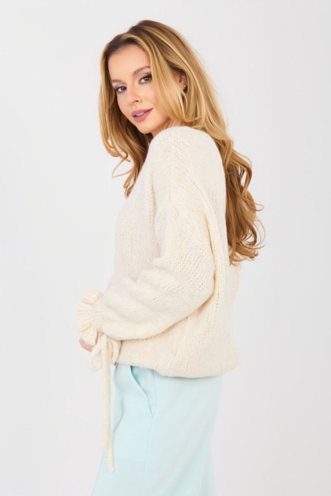 Sweter Damski Model MI-SW-1512.28 Light Beige - Italy Moda