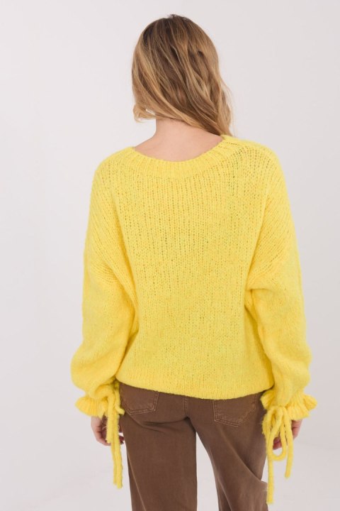 Sweter Damski Model MI-SW-1512.28 Yellow - Italy Moda