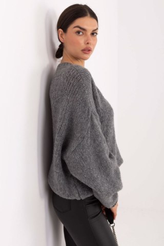 Sweter Damski Model MI-SW-1909.68 Dark Grey - Italy Moda