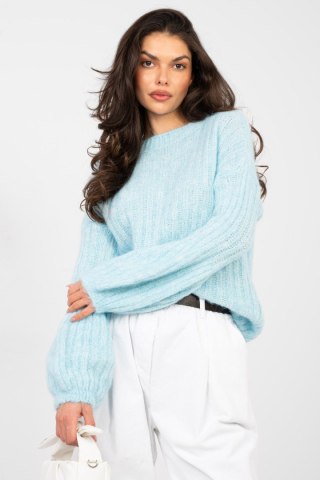 Sweter Damski Model MI-SW-9642.01 Light Blue - Italy Moda