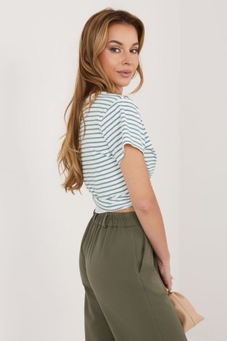 Tshirt Damski Model IT-TS-22397.89 Khaki - Italy Moda