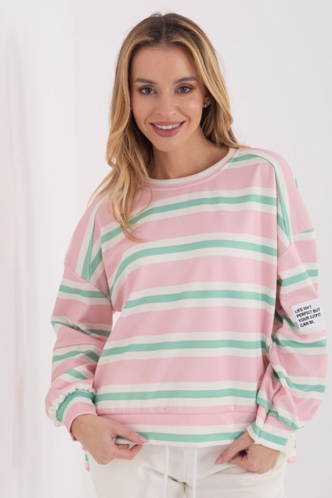 Bluza Damska Model IT-BL-9780-1.48 Light Pink - Italy Moda
