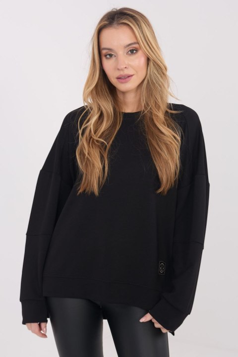Bluza Damska Model RV-BL-A1063.96 Black - Rue Paris
