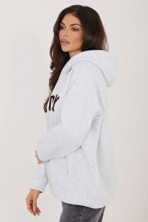 Bluza Damska Model RV-BL-A1082.24 Light Grey - Rue Paris