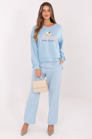 Bluza Damska Model RV-BL-A1218.11P Light Blue - Rue Paris