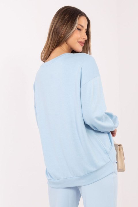 Bluza Damska Model RV-BL-A1218.11P Light Blue - Rue Paris