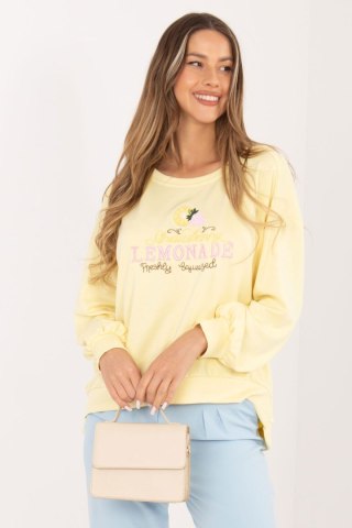 Bluza Damska Model RV-BL-A1218.11P Light Yellow - Rue Paris