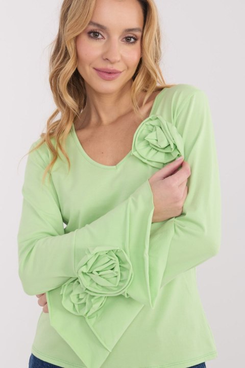 Bluzka Model IT-BZ-22139.55 Light Green - Italy Moda