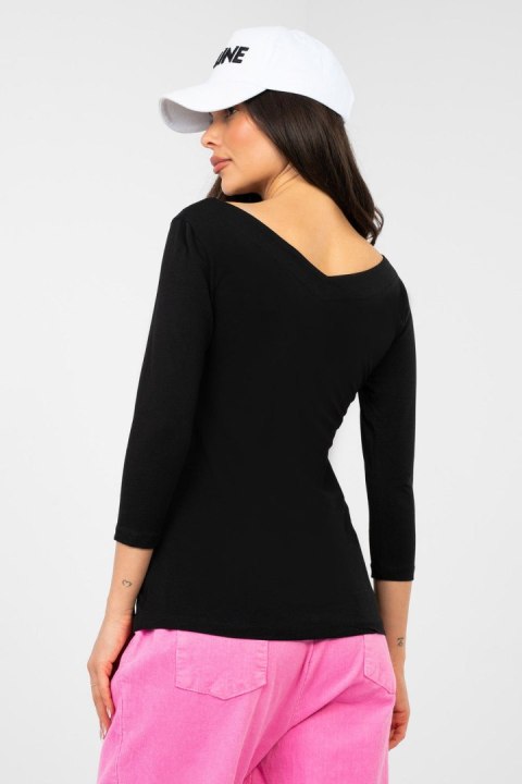 Bluzka Model RV-BZ-A1190.16 Black - Rue Paris