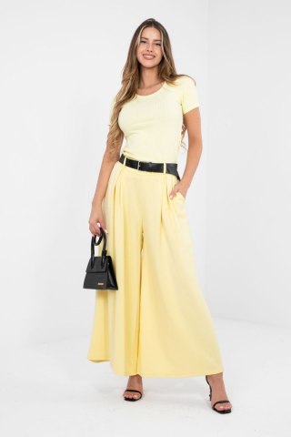 Bluzka Model RV-BZ-A1191.77 Light Yellow - Rue Paris