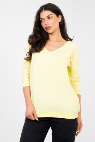Bluzka Model RV-BZ-A1192.71 Light Yellow - Rue Paris