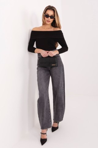 Bluzka Model RV-BZ-A1194.25 Black - Rue Paris