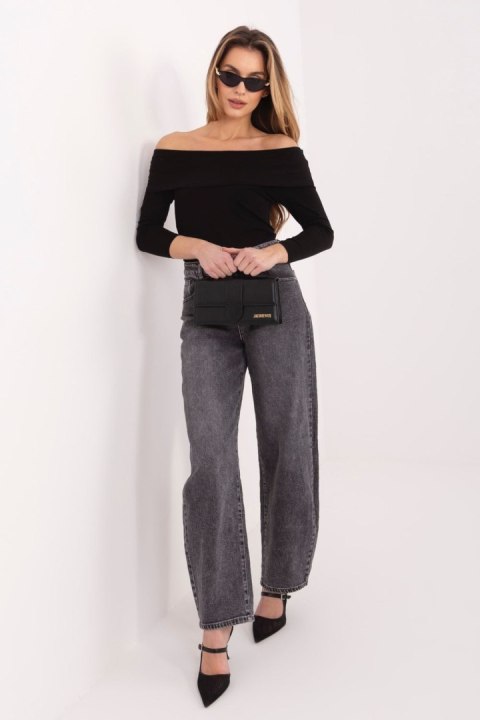 Bluzka Model RV-BZ-A1194.25 Black - Rue Paris