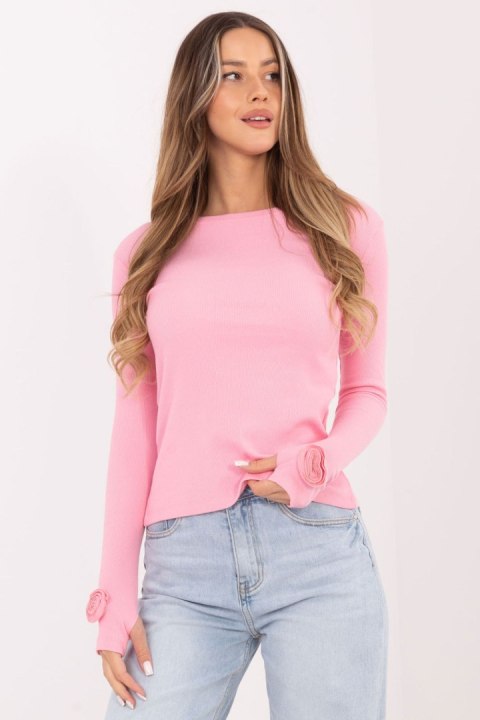 Bluzka Model RV-BZ-A1198.89 Light Pink - Rue Paris