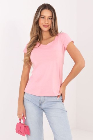 Bluzka Model RV-BZ-A1267.08 Light Pink - Rue Paris